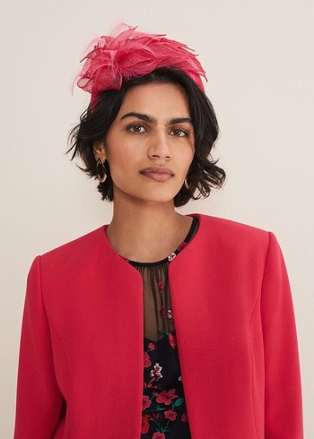 Phase Eight Pink Flower Hats Red Australia | NB5182947